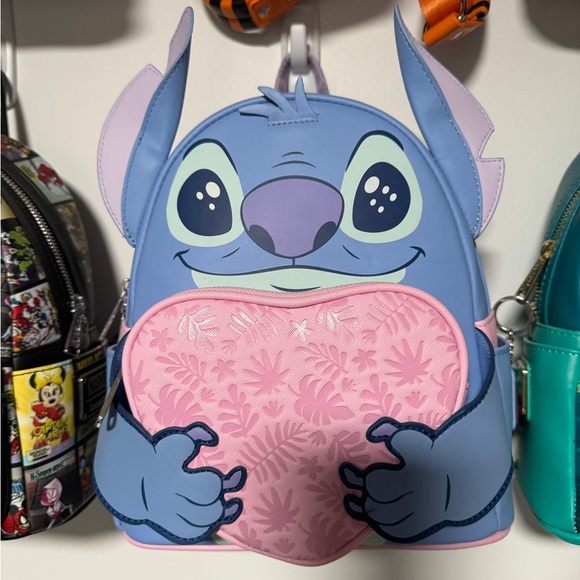 Stitch heart cosplay loungefly backpack - Picture 1 of 7